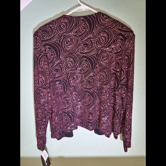 Ronnie Nicole Tank Top And Sweater Duo Glitter Sparkling Size L - Picture 4 of 5